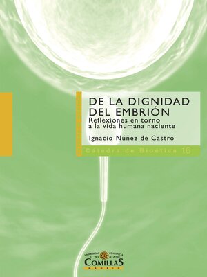 cover image of De la dignidad del embrión